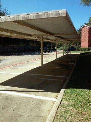 Apartment complex carports - painting cost