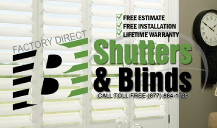 B Shutters and Blinds