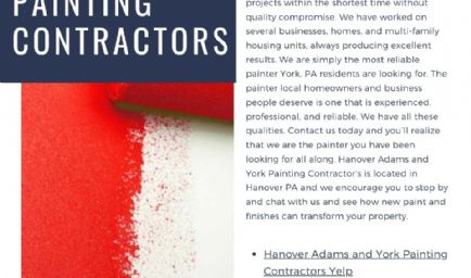 Hanover Adams and York Painting Contractors